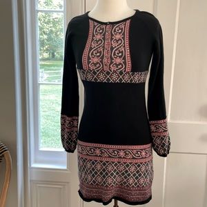 Vintage Lucky Brand wool blend sweater dress